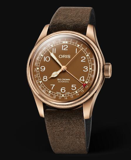 Review Oris Aviation Big Crown Bronze Pointer Date 40MM Replica Watch 01 754 7741 3166-07 5 20 74BR